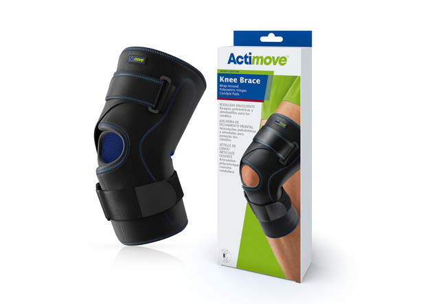 Actimove® Sports Edition Knee Brace Wrap Around, Polycentric Hinges,  Condyle Pads